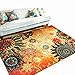 Modern Boho Retro Style Abstract Living Room Floor Carpets, Non-Skid Indoor/Outdoor Large Bohemian Distressed Area Rugs, 75