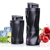 Portable Blender 700ml (24oz) – USB Rechargeable Personal – Mini Travel Blender for Shakes & Smoothies – Black & White”