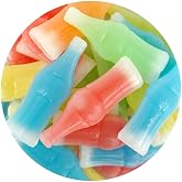 A Blend Above Nik-L-Nips Wax Bottle Candy &ndash; 4lb Bulk Bag &ndash; Nostalgic Wax Bottles Filled with Fruity Juice &ndash; Assorted Flavors of Cherry, Lemon &amp; More (64 oz)