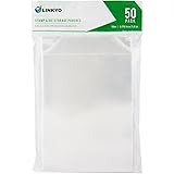 LINKYO Stamp and Die Storage Pockets, Set of 50, 5.75 inches by 7.5 inches