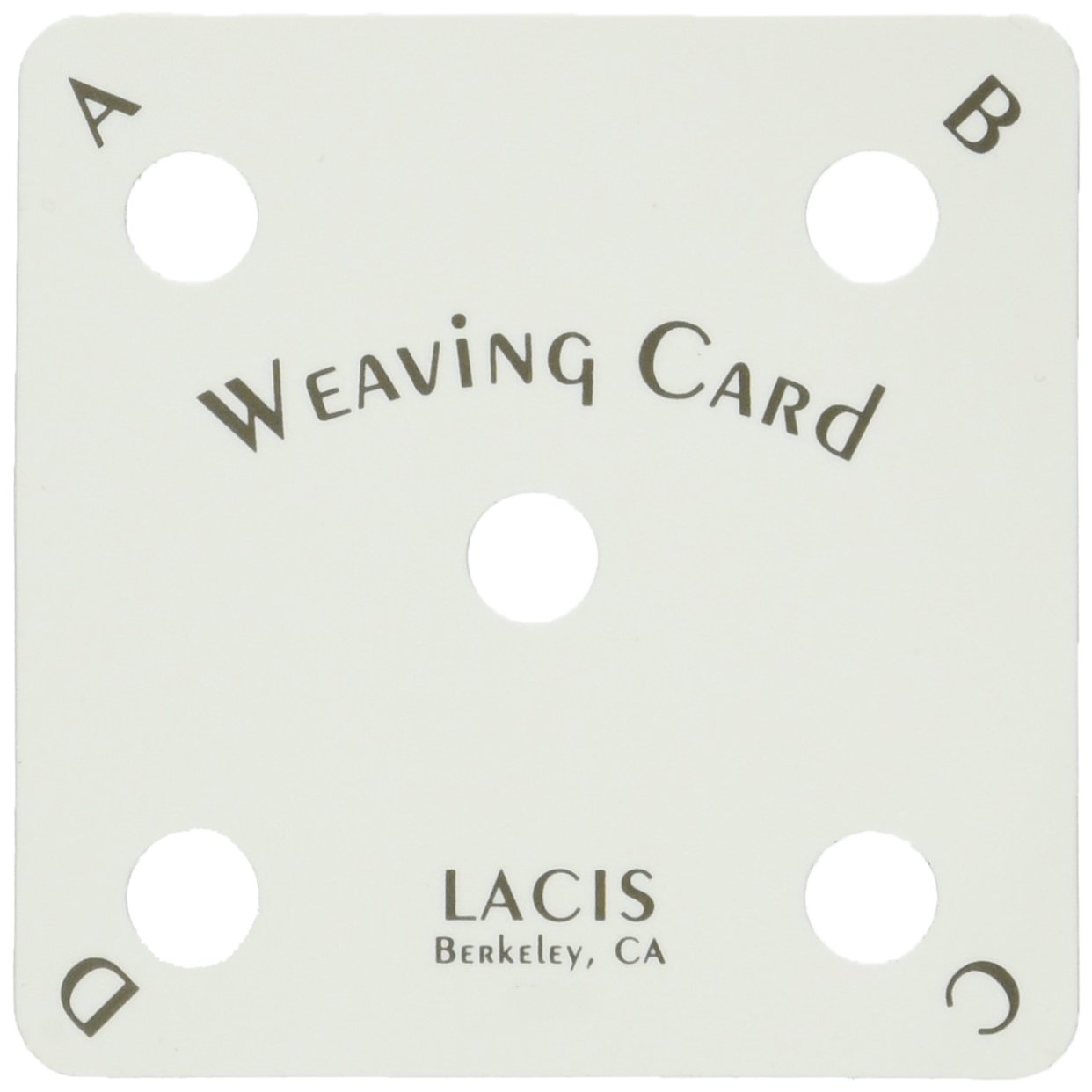 Lacis Weaving Cards 25/Pkg, White,2.1/2 inches