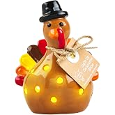 Mud Pie Light Up Holiday Sitter, Turkey | Interchangable Sitter for Base