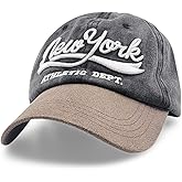 epicW New York Hat – Adjustable Caps for Men Womens Baseball Caps, Gorras para Hombres Originales