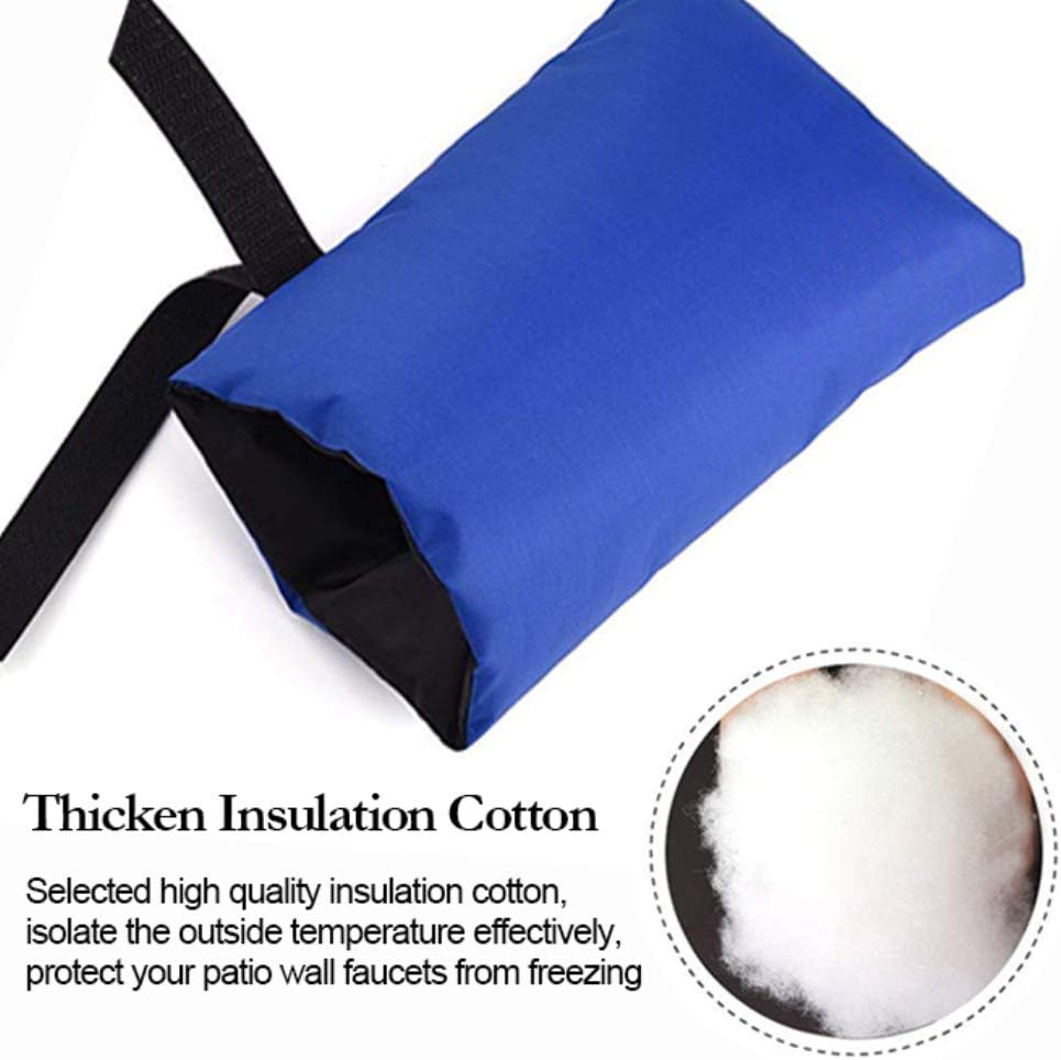 Enlarge Outdoor Faucet Covers for Winter, XL Faucet Protector, 10”H x 6.3”W, Set of 2, Fit for Wall Faucets Outside, Waterproof Insulated Spigot Cover for Freeze Protection, Reusable Faucet Sock : Garden & Outdoor