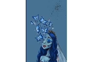 Journal: Corpse bride themed journal, 120 lined pages. For children and adults