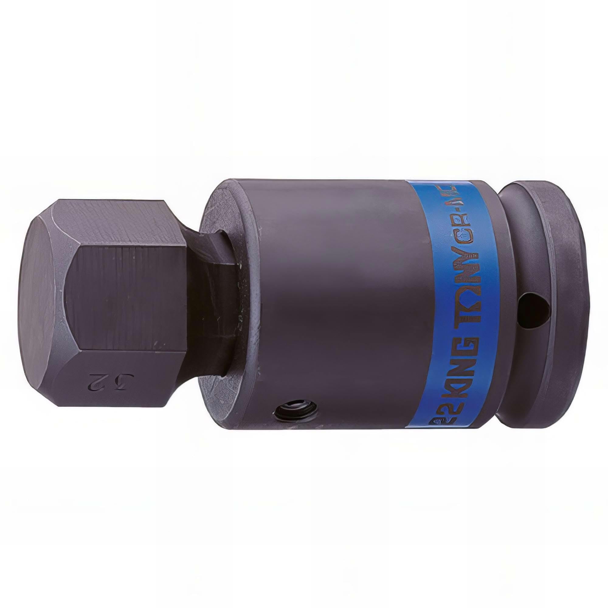 KING TONY 609519 Socket De Impacto 3/4" Hexagonal L:87.5mm 19mm for DIYers & Professionals, Made for Repair and Installation tasks, 87.5mm, 19mm