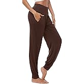 AvaCostume Women's Loose Yoga Harem Workout Pants with Pockets