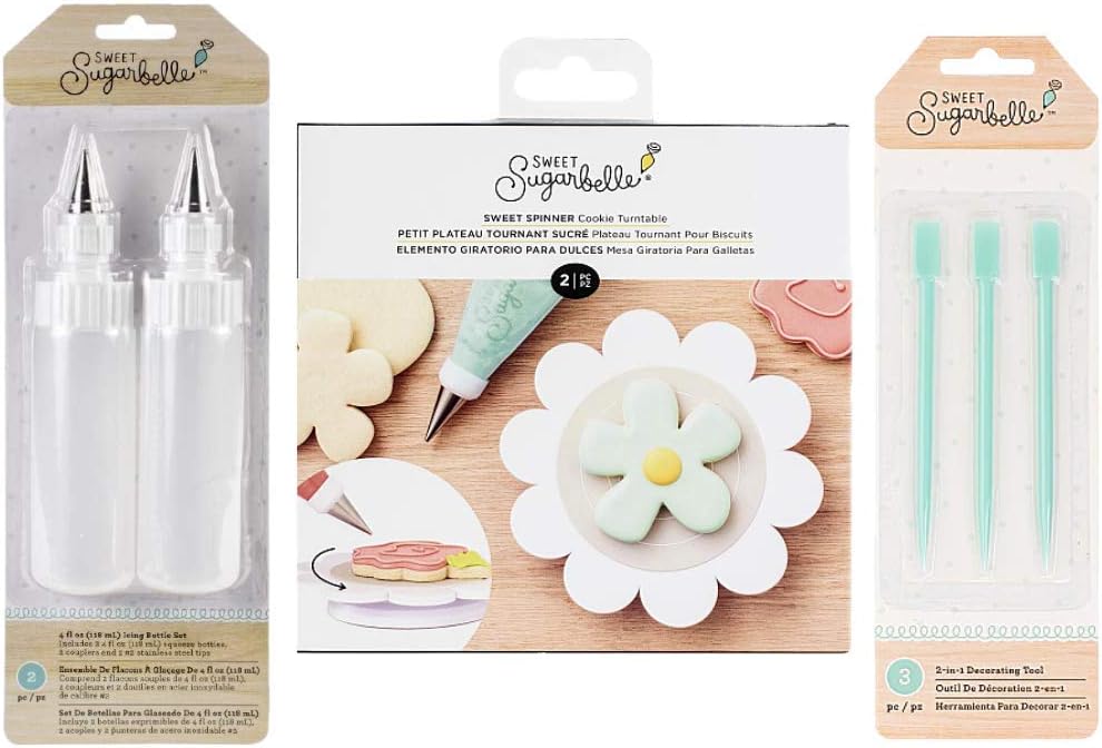 Sweet Sugarbelle Cookie Decorating Tools Set Turntable