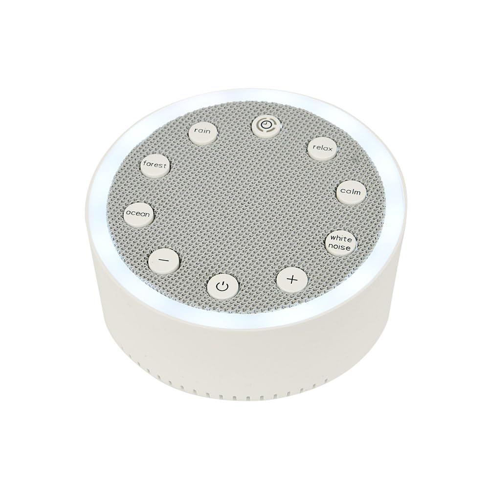 RED5 Sound Sleep Soother Rechargeable Light Up Ambient Sounds Playback Device