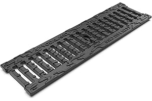 Vodaland - 19-5/8" x 5-3/8" Ductile Cast Iron Grating for Use with Linear Trench Drains - C-Class - Vehicle and Heavy-Duty Lo