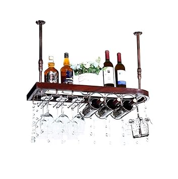 Amazon Com Duddp Wine Holder Wine Shelf Solid Wood Stemware Racks