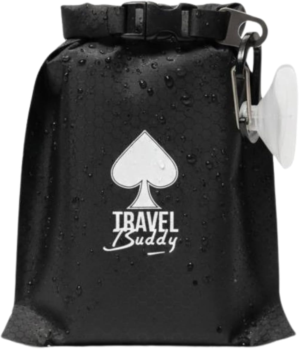 Ace Travel Buddy Waterproof Soap Bar Case with Suction Cup & Carabiner