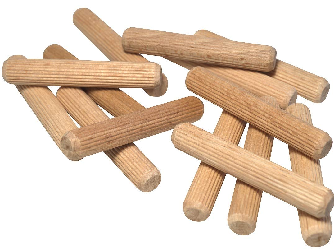 JOWE Dowel Pins 8x30mm, 300 pcs | Wooden Dowels 8 mm | 8mm Wood Dowel Pins made in Austria