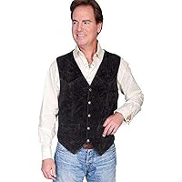 Wyoming Traders - Chaleco De Lana A Cuadros Para Hombre, Color Rojo Y Negro