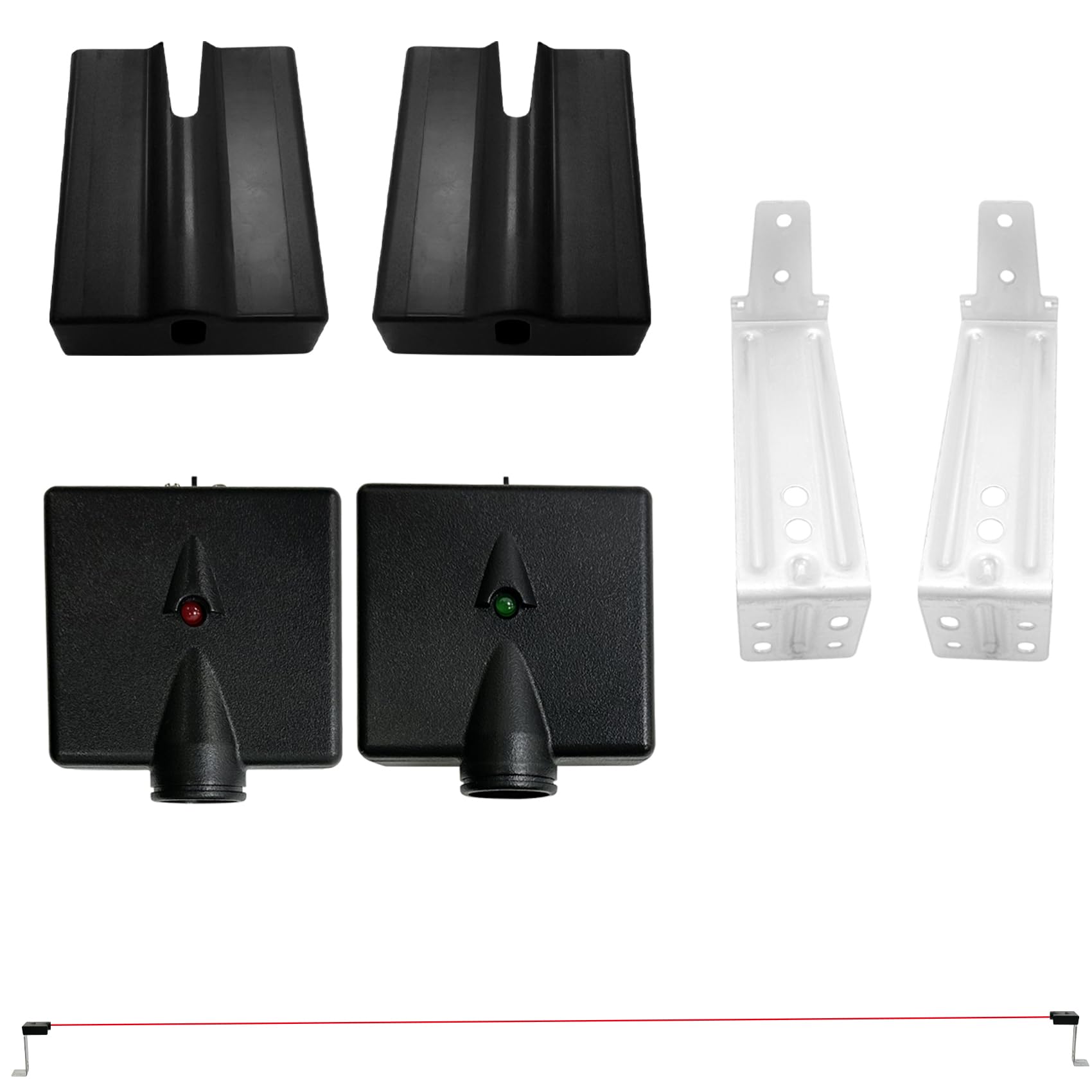 Photo 1 of Garage Door Sensor GSTB-R STB-BL for Genie Garage Door Openers Manufactured After 1993, Garage Door Sensor Sun Shield, Includes Mounting Bracket, Replacement for Genie/Overhead Garage Door Sensors.