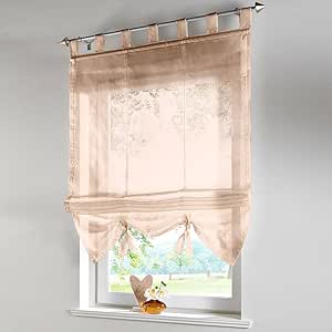 Sundautumn - Cortinas de ventana, visillos tipo estor, diseño romano