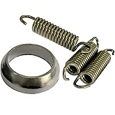 FUYEAR Mid Pipe Muffler Exhaust Gasket with Springs For HiSun MASSIMO SUPERMACH BENNCHE BIG MUDDY400 500 550 700 750 800 1000 UTV'S