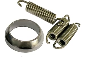 FUYEAR Mid Pipe Muffler Exhaust Gasket with Springs For HiSun MASSIMO SUPERMACH BENNCHE BIG MUDDY400 500 550 700 750 800 1000 UTV'S