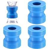 3 Pcs Bottle to Bottle Transfer Connectors Bottles Emptying Cap Kit | Soap &amp; Lotion Saver Connector Coupler Transfer Connector Between Bottles for Soap Lotion Shampoo Conditioner, 1.54 x 1.61''