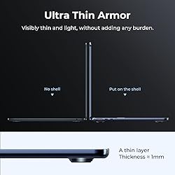 EooCoo Ultra Thin Armor Compatible with MacBook Air