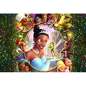 Amazon Com Tiana Princess Backdrop Frog Background Birthday