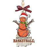 Basketball Ornaments 2026 - Thoughtful Basketball Lovers Gifts for Boys Girls Coach Player Team, Sport Gifts for Teens, Christmas Ornaments for Tree Decor, Birthday Gift for Friends Sport Fans