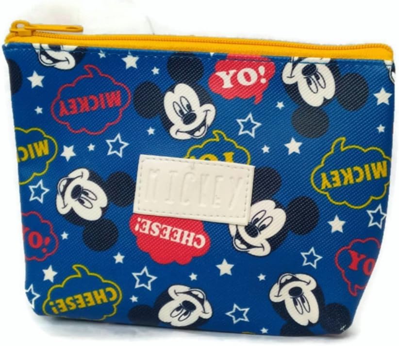 Disney Mickey Mouse coin purse pouch wallet clutch bag card bag.