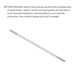 METALLIXITY Double Ended Stud Screws
