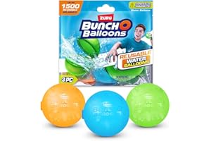 ZURU Bunch O Balloons Reusable Water Balloons, 3 Pack,for Kids, Adults (3 Pack - Asst. Colors)