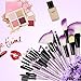 Vander Synthetic Kabuki Foundation Blending Makeup Brushes Kit with Bag - Purple