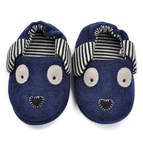 image for Estamico Toddler Boys Doggy Slippers Cartoon Puppy House Shoes US 9-10