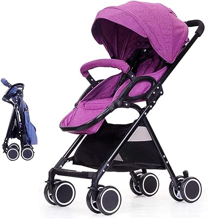 one hand open stroller