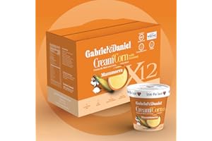 Gabriel & Daniel Gluten Free Instant Cream of Corn with Coconut – Non-GMO, Pure and Wholesome Hot Cereal – Creamy Texture with Mazamorra – Microwave Cup for a Nourishing and Easy Breakfast (Pack of 12)