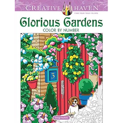 Download Buy Creative Haven Glorious Gardens Color By Number Coloring Book Creative Haven Coloring Books Paperback October 16 2019 Online In Indonesia 048683669x