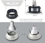 Sweier IP65 LED Recessed Downlight 68mm Cutout White GU10 Aluminum view 3