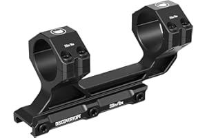 DISCOVERYOPT One-Piece 20 MOA Cantilever Scope Mounts 34mm or 30mm Tube High Precision Shockproof for Picatinny Rail
