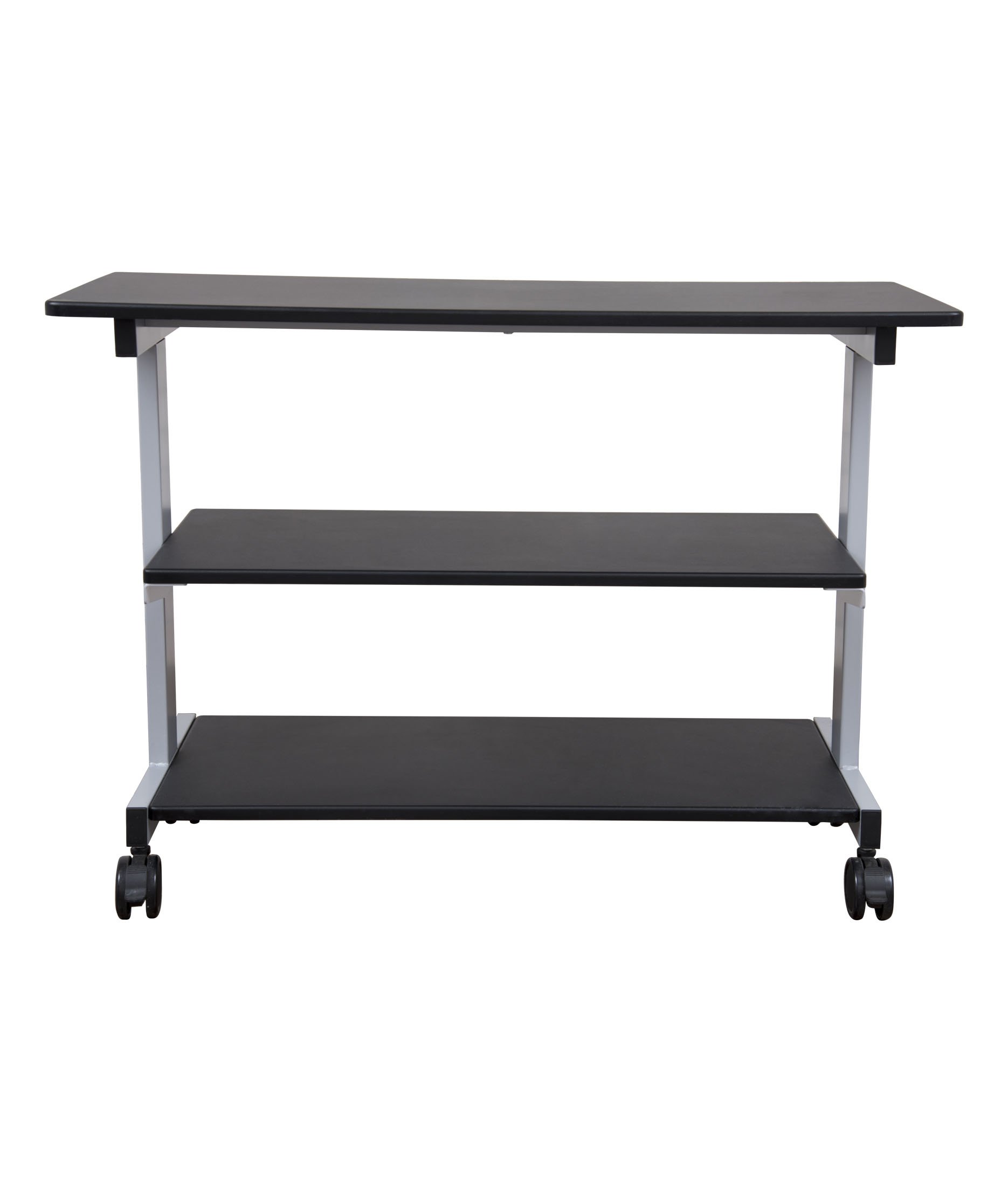 Side Desk Shelves - Bookcase on Wheels