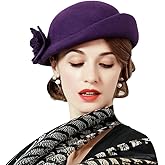 Women Wool Felt Ribbon French Fashion Vintage Millinery Beret Hats Top Cap Ladies Party Wedding Fedoras Chapeau