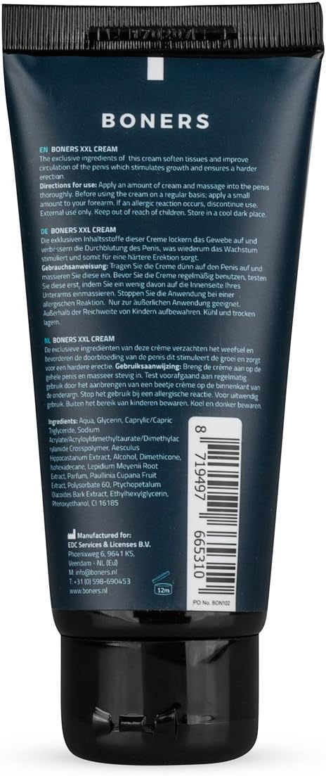 Boners Penis Cream Erection Enhancer, 100 ml, White, 100 ml (Pack of 1) - Image 3