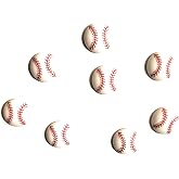 The Baseball Collection by Dress It Up Buttons and Embellishments - 8 Pieces - Baseball Singles
