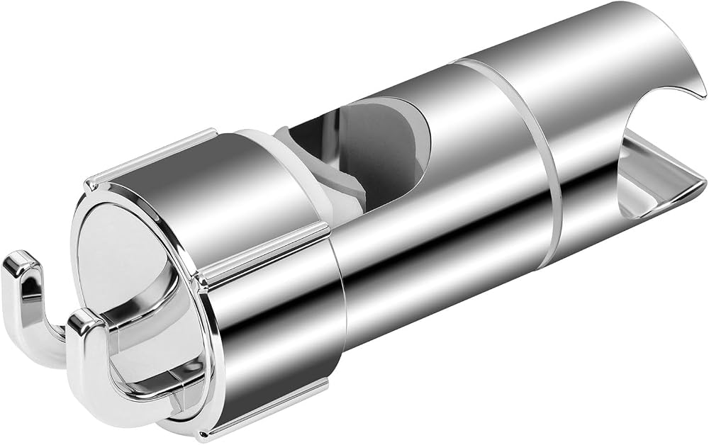 OSDUE Shower Head Holder 16-27mm Adjustable 360° Rotation Chrome