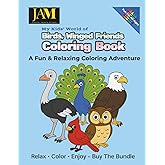 My Kids’ World of Birds, Winged Friends Coloring Book: A Fun & Relaxing Colorful Adventure