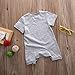 Baby Boys Girls Short Sleeve Cute Cartoon Fox Romper