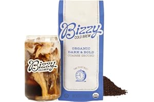 Bizzy Organic Cold Brew Coffee (1 Pound (Pack of 1), Dark & Bold)
