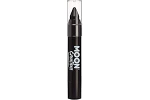 Face Paint Stick / Body Crayon makeup for the Face & Body by Moon Creations - 0.12oz - Black