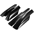Hihaha Upper/Roof Rack Rails End Cap Protection Cover Shell for Toyota RAV4 2006-2012 / Rails End Covers Shell Cap / 4 Pcs/Black