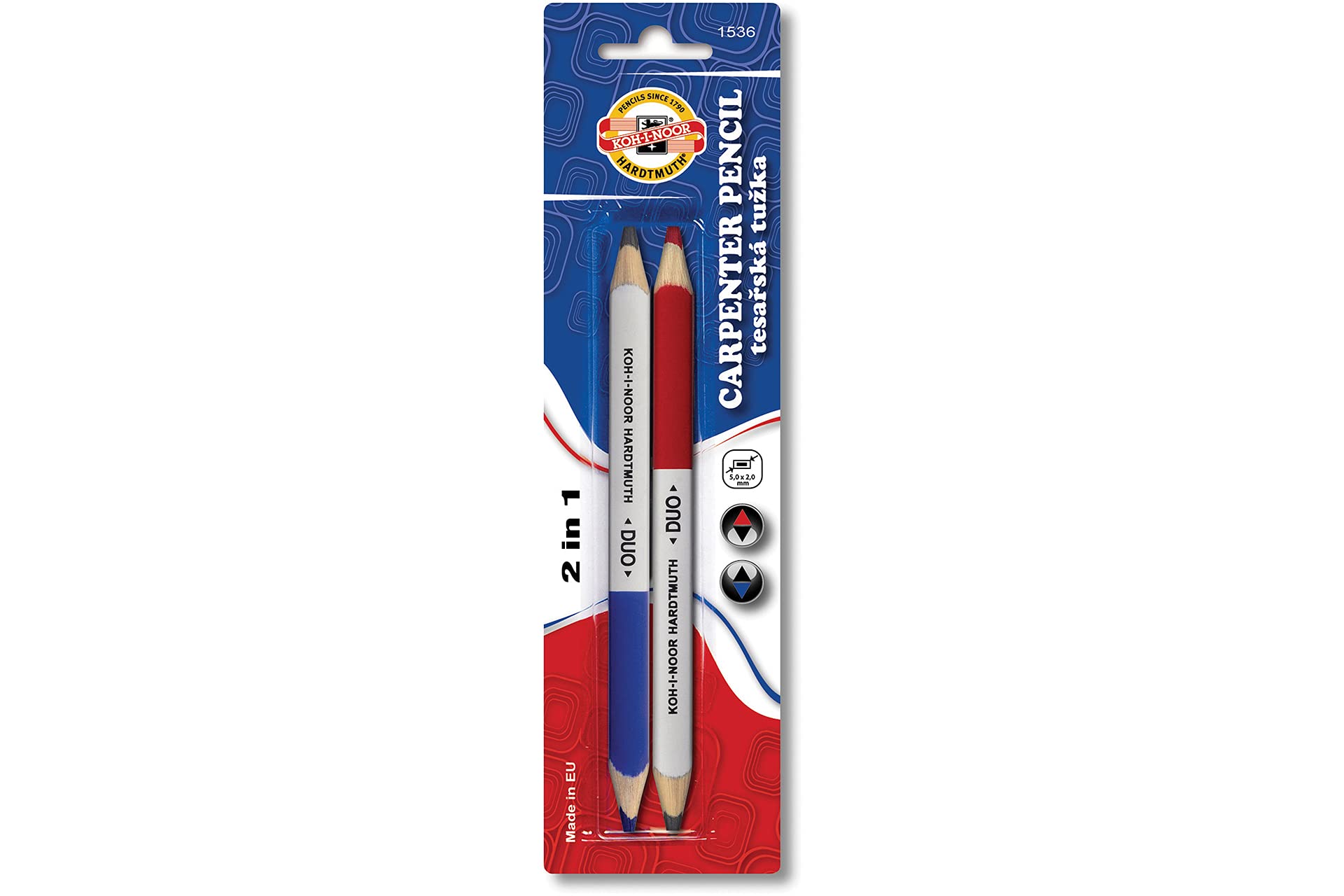 KOH-I-NOOR Duo Short Carpenter Pencil