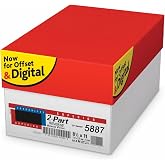 2500 Sets, 8-1/2" x 11" Pre Collated, Carbonless Paper, 2 Part Reverse, (White, Canary),Ncr5887 Category: Copy and Multi Purpose Paper