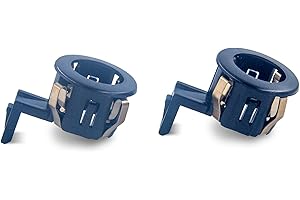Suspenix 2pcs Park Assist Sensor Bezels, Parking Aid Assist Sensor Retainer Clips Compatible with Toyota 2007-2014 Tundra, 2010-2014 FJ Cruiser (for Front and Rear Outer)