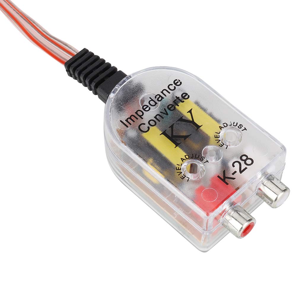 Suuonee Audio Converter, Car Stereo Subwoofer High Turning/High To Low Frequency Output Audio Converter